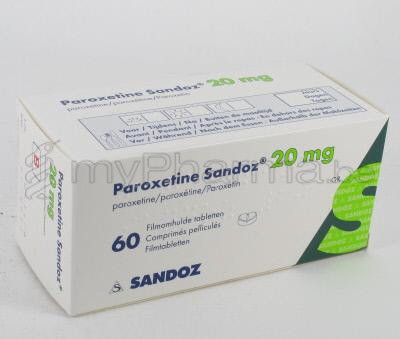 Paroxetine mylan clearance 20 mg